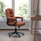 Flash Furniture 400 lb. Big & Tall Brown LeatherSoft Office Chair CX-1179H-BR-GG - alternate 1